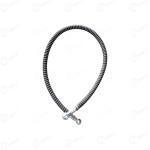 17 x 19 नंबर डबल बैंजो नली ईंधन पाइप असेंबली, 37" इंच लंबाई, स्प्रिंग प्रोटेक्टर प्रकार